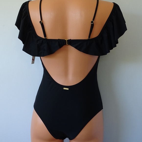 NWT Raisins One Piece Maui Off Shoulder Swimsuit - Picture 3 of 4
